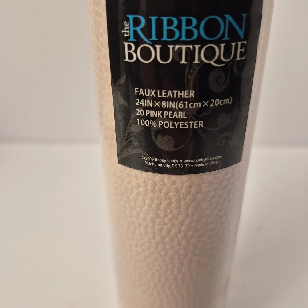 The Ribbon Boutique Faux Leather Organza Fabric Bundle Pink Mint Silver Good DIY